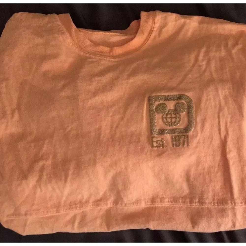 Rose gold Disney spirit jersey (NWOT)